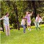 EXTRAPINS Lot de 12 cordes à sauter réglables pour enfants - Corde à sauter en nylon avec poignées en plastique - Multicolore - 