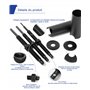 XSTARYE 9-23mm Moto Extracteur de Roulements Interieur avec valises moulées par soufflage Arrache Roulement avec 5 Pinces pour R