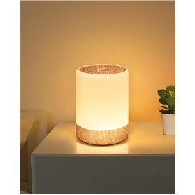 FOMYHEARD Lampe de Chevet de Table Tactile Dimmable