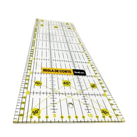 Snadi - Règle de Patchwork 15 x 45 cm | Coupe Précise pour Couture et Loisirs Créatifs | Règles de Patronage | Acrylique Durable