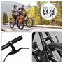 Kit de Frein Velo Tout en Aluminium, Kit de Freins V Kit de Leviers de Câble D'étrier de Frein Jeu de Freins de Vélo, Set de Fre