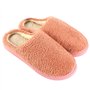DELAESI Pantoufles Femme Hiver Chaude Confort Peluche Chaussons Antidérapantes Chausson Hiver Slippers Femme Accueil Slippers Pa