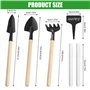 Lot de 100 étiquettes pour plantes - Résistantes aux intempéries - Avec 3 petites pelles de jardin et 2 marqueurs - Pour légumes