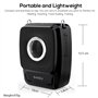 Amplificateur de Voix sans Fil Bluetooth Portable SHIDU 25W Amplificateur Voix Haut Parleur avec Micro Casque + UHF Compact Hand