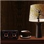 Veemoo Enceintes en Bois sans Fil Bluetooth Haut-Parleur Portable Stéréo Haut-parleurs 10W 8 Heures de Récréation avec Mic AUX p
