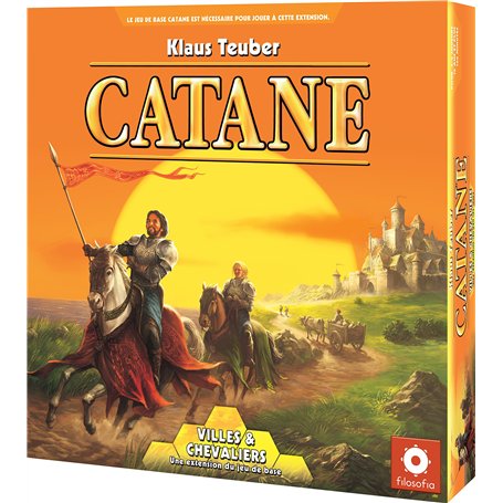 Asmodée Filosofia - COK04 - Jeu de Société - Villes et Chevaliers - Une Extension du Jeu de Base