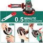 HYCHIKA Meuleuse D'angle, Meuleuse D'angle Sans fil 18 V 8500 Tr/Min Avec 3 Disques de Meulage, Batterie 4,0 Ah et Chargeur Rapi