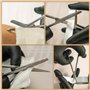 MJW 3 Pièces Ensemble de Ciseaux de Premiers Secours en Acier Inoxydable Ciseaux de Pansement outils Vétérinaires Utilisés au Bu