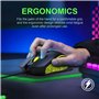HXSJ V700 Ensemble Clavier et Souris de Jeu,Clavier de Jeu 60%,Disposition Compacte 61 Touches,Rétroéclairage RVB,Souris à Capte