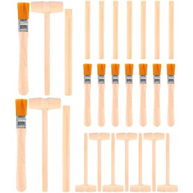 CHAOTEMAI 27 Pièces Jouet Dinosaure Marteau Outil Petit Marteau pour Creuser des Pierres PréCieuses Jouet D'Excavation Kit de Fo