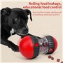 LUHOCIY Jouet Interactif pour Chien Indestructible, Jouet Distributeur Croquettes Chien, Balle Distributeur de Croquette Chien, 