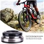 Happymore Kit de roulements de fourche avant, 1 paire de casques de vélo de route à tube conique pour vélo de route facile à ins