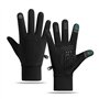 ADERTOS Gants Doublure Chauffants Gants d'hiver à Écran Tactile Gants de Cyclisme Imperméable Antidérapants Gants de Course à Pi