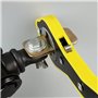 Clé à cliquet pour cric de voiture, ciseaux, économie de main-d'œuvre, clé à cosses de cric de pneu, design à bouton positif et 