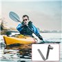 10x6mm Kayak Pale Boutons-pression,24 Paquet Clips de Pagaie de Kayak en Acier Inoxydable,Clips à Ressort de Kayak,Clip à Ressor