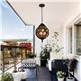 ChaoZan Luminaire suspendu en aluminium industriel de lustre suspendu extérieur de plafonniers Suspension imperméables Rustiques