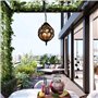 ChaoZan Luminaire suspendu en aluminium industriel de lustre suspendu extérieur de plafonniers Suspension imperméables Rustiques