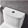 UBERMing 2 Pièces Boutons Poussoirs de Toilette Double Chasse Bouton 38mm Standard Chrome Plaqué Argent WC Réservoir Boutons
