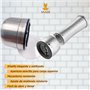 Snadi - Moulin à Sel et à Poivre en Aluminium | Mécanisme Céramique Durable | Facile à Remplir et à Utiliser | Convient aux Épic
