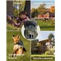 WOLFANG Caméra de Chasse,36MP 2K HD Caméra Chasse avec 940nm No Glow Vision Nocturne,IP66 Etanche pour l'observation des Animaux