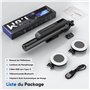 Jeebel Trépied à Suivi Automatique du Visage - 180cm Perches Selfie Extensible avec Lumière LED/Commande Gestuelle/NO App/360° R