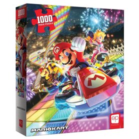 USAopoly Kart Rainbow Road Puzzle Super Mario