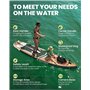EGGORY Stand Up Paddling Board, Accessories, Stand Up Paddle Board with Dual Use Paddle and Kayak Seat, Stand-Up Paddling with G