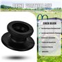 Lot de 30 boutons de bâche ronds pour bâche de remorque - Crochets de remorque robustes en plastique dur - Boutons ronds pour fi