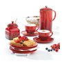 Le Creuset Pot à Confiture avec Spatule Silicone cerise