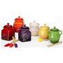 Le Creuset Pot à Confiture avec Spatule Silicone cerise