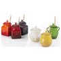 Le Creuset Pot à Confiture avec Spatule Silicone cerise