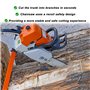 3 PCS Chaînes de Tronçonneuse pour Guide-Chaîne de 12" (30 cm), 45 Maillons d'Entraînement, 1,1mm Faible Rebond, Compatibles ave