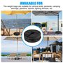 Sac de Poids pour Pied de Parasol, Base pour Parasol Deporte, Sac de Sable pour Parasol, Poids de La Base du Parasol, Support de