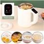 Petite Bouilloire Electrique, Mini Bouilloire de Voyage 800ML, 300W Bouilloire en Acier Inoxydable, Mini Bouilloire de Camping, 
