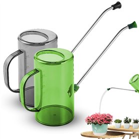 Lot de 2 arrosoir à long bec en acier inoxydable pour plantes d'intérieur