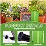 Lot de 2 arrosoir à long bec en acier inoxydable pour plantes d'intérieur, arrosoir d'intérieur 1 l pour plantes extérieures, ja