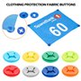 Vegena Lot de 12 Aimants pour Dossards de Course, Aimants Dorsaux Running, Clips Magnétiques AVCE 8 Boutons, en Tissu pour Fixer