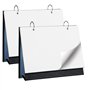 SPORWAY Lot de 2 calendriers de table vierges - Format A5 - Calendrier photo - Calendrier hebdomadaire - En papier kraft - Class