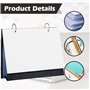 SPORWAY Lot de 2 calendriers de table vierges - Format A5 - Calendrier photo - Calendrier hebdomadaire - En papier kraft - Class