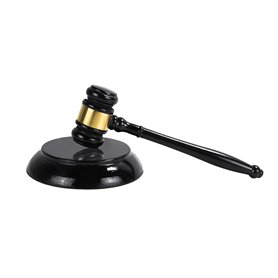 MEGYAD Marteau de juge et bloc de résonance en bois : marteau de juge en bois de juge marteau ensemble pour juges avocats réunio
