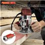YIDM Lot de 15 fraises professionnelles pour défonceuse à tige de 8 mm, outils de travail du bois avec clé à molette, accessoire