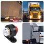 WIYETY Feux de gabarit LED 12/24 V : 8 mini feux de position latéraux étanches pour remorque, camion, voiture, caravane, camping