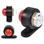 WIYETY Feux de gabarit LED 12/24 V : 8 mini feux de position latéraux étanches pour remorque, camion, voiture, caravane, camping
