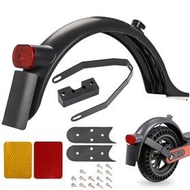 Garde-Boue Arrière Métal pour Trottinette Electrique : Garde-Boue LEKEFET + Support métal pour X-mi M365 / M365 Pro / M365 1S /