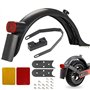 Garde-Boue Arrière Métal pour Trottinette Electrique : Garde-Boue LEKEFET + Support métal pour X-mi M365 / M365 Pro / M365 1S /