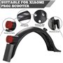 Garde-Boue Arrière Métal pour Trottinette Electrique : Garde-Boue LEKEFET + Support métal pour X-mi M365 / M365 Pro / M365 1S / 