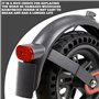 Garde-Boue Arrière Métal pour Trottinette Electrique : Garde-Boue LEKEFET + Support métal pour X-mi M365 / M365 Pro / M365 1S / 