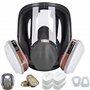 goambuy Masque à gaz 28 en 1 avec filtre - Masque anti-poussière - Protection respiratoire - Masque complet réutilisable pour pu