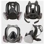 goambuy Masque à gaz 28 en 1 avec filtre - Masque anti-poussière - Protection respiratoire - Masque complet réutilisable pour pu