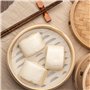Bestonzon 6 pcs en silicone antiadhésif Tapis de cuisson à la vapeur en maille dumplings Pad Petits Pains cuits à la vapeur Moul